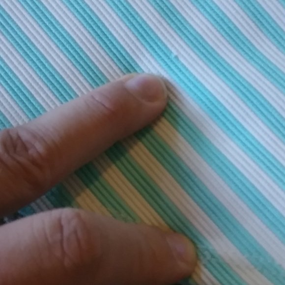 UGC YOUNGLAND TURQUOISE & WHITE STRIPE GIRLS DRESS - Picture 10 of 12